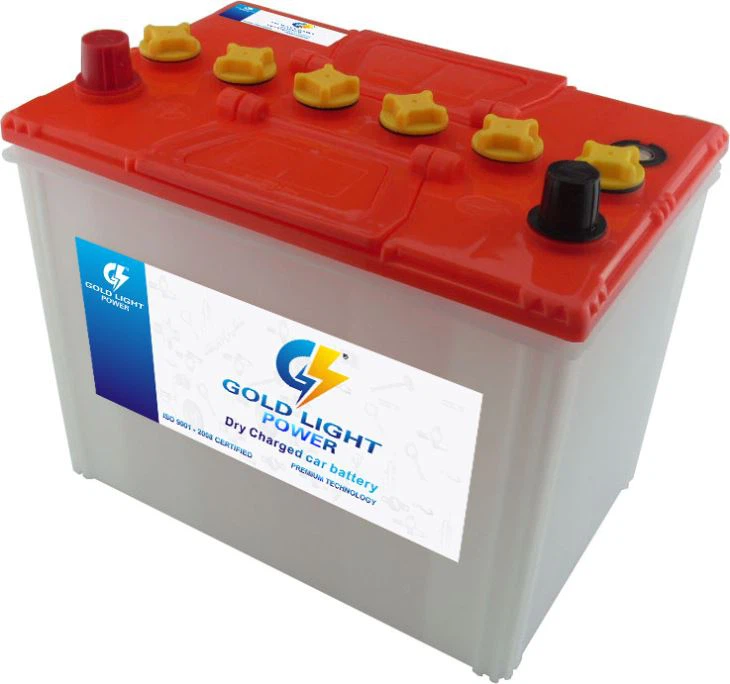 2017 JIS Standard N60 12V 60AH بطارية السيارة المشحونة الجافة وزن بطارية السيارة 60ah