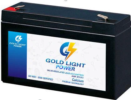 بطارية قابلة لإعادة الشحن 6V12.0AH لإضاءة الطوارئ الخارجية ومصباح الحديقة الشمسي والفانوس الشمسي والمروحة الشمسية