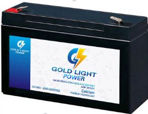 بطارية قابلة لإعادة الشحن 6V10.0AH لإضاءة الطوارئ الخارجية ومصباح الحديقة الشمسي والفانوس الشمسي والمروحة الشمسية